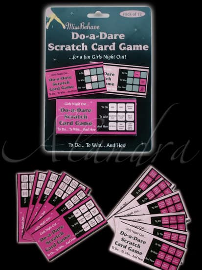 Hen Party Scratch Dare Cards