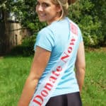 Donate Now Charity Sash