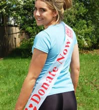 Donate Now Charity Sash