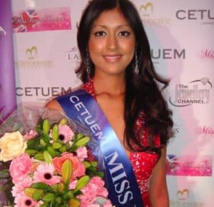 miss great britain personalied sash blue and white