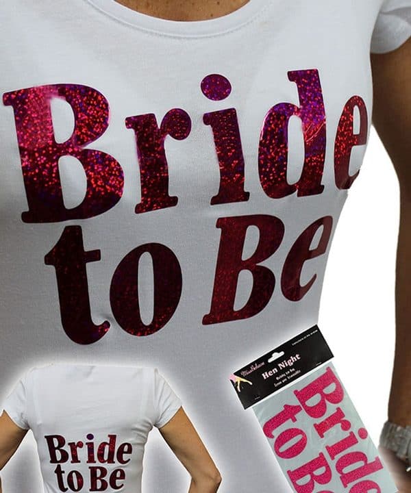 Bride to be t-shirt iron on