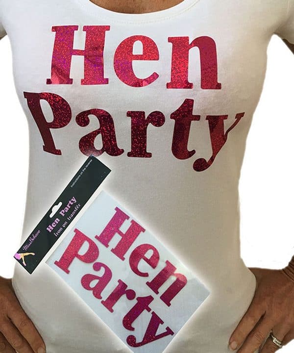 Hen Party Iron on