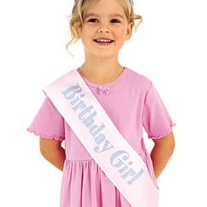 Pre-Printed Satin Sashes