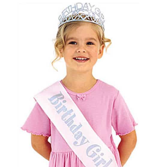 Personalised birthday sash