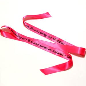 personalised printed ribbon