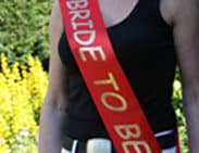 Bride To Be sash